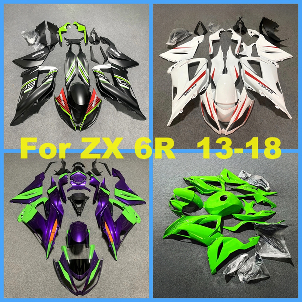 Motorcycle Fairing Kit: 06 Zx6r Fairings, Custom Painted ABS