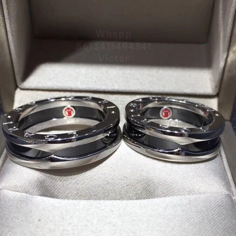 Ceramic wide CNC designer ring for man Gold plated 18K official reproductions European size brand designer brand designer fashion jewelry premium-image-986630748