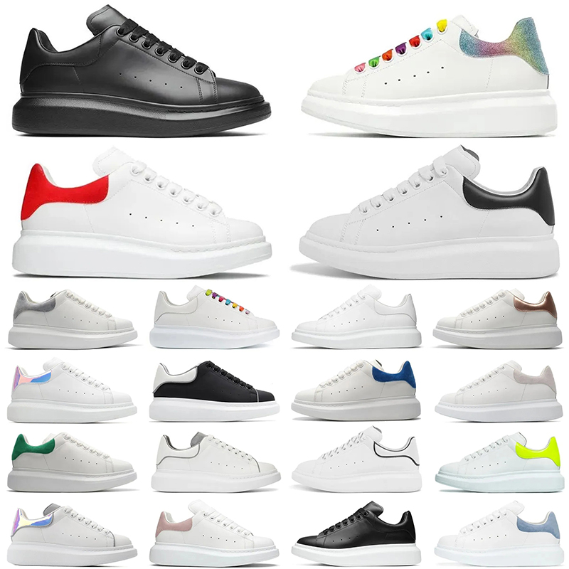 2024 Designer chaussures en cuir en cuir lacet up plateforme de mode baskets hommes blancs noirs hommes veet veet suède chaussures chaussures de