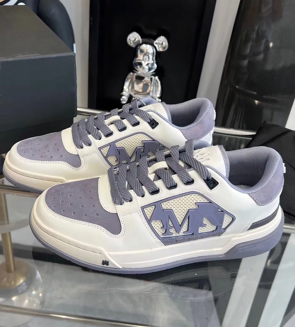 Perfect 1.1 Men Women Autro Sneakers Shoes Top Quality Low Top EVA Mesh & Calf Leather Skateboard Walking Couple Trainers EU35-46 With Box-image-986325619