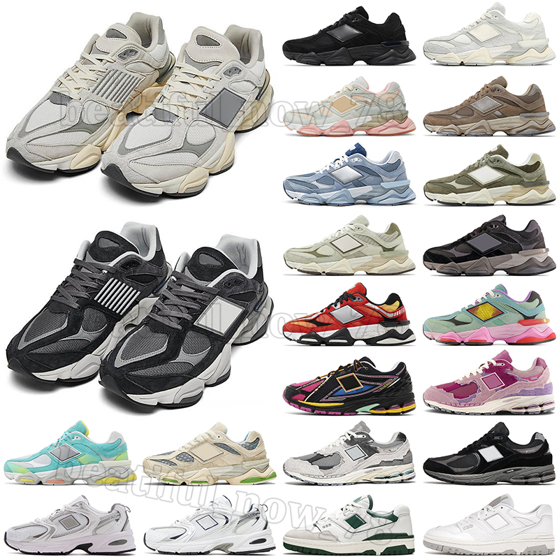 New 9060 running shoes for men women nb 9060 designer sneakers Black White Quartz Grey Baby Shower Blue December Sky Bricks Wood mens womens outdoor sports trainers 