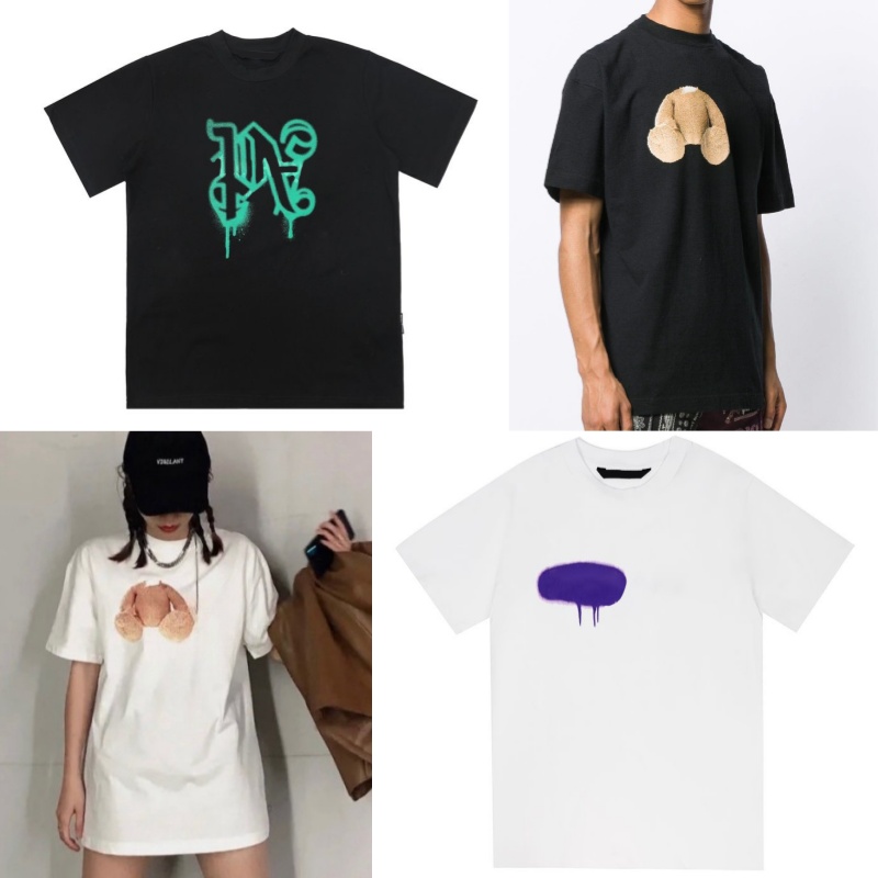 Tshirt Summer fashion Mens Womens Designers T Shirts Designer Sweatshirts Fashion bear embroidery Letter Print-image-986528164
