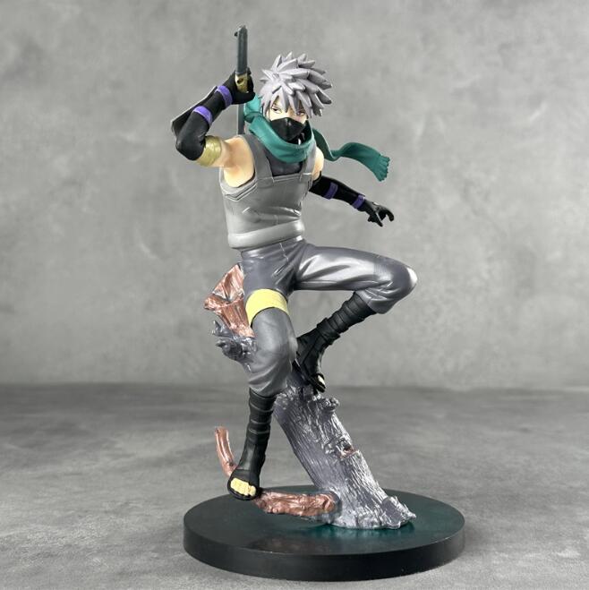 New Naruto Anime 21Cm Hatake Kakashi figuras anime PVC Action Figure Model Doll Car Ornaments Collections Toy Gifts Figurine C260309-image-1096835881