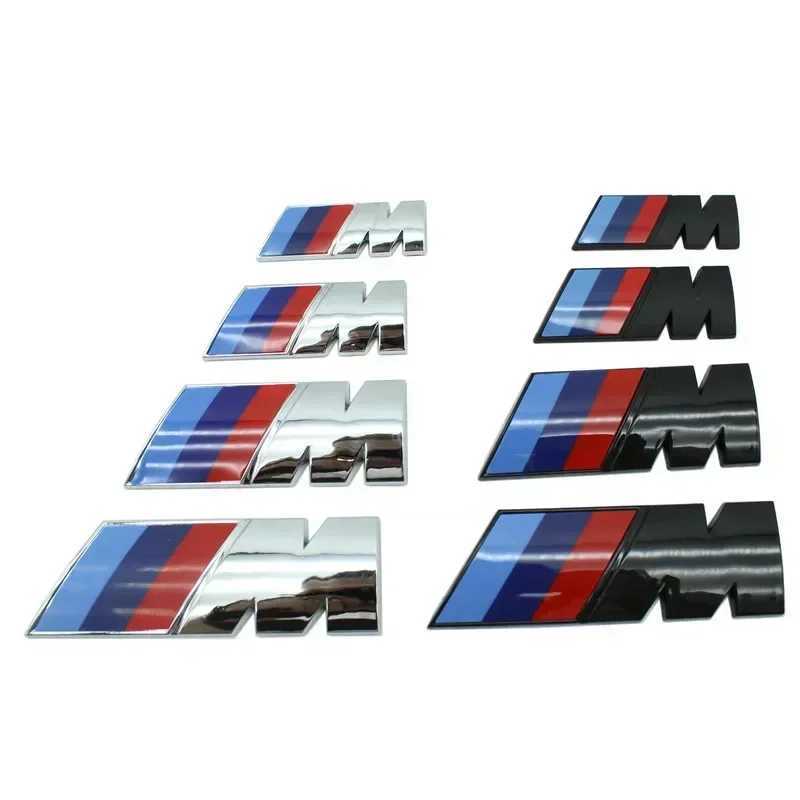 2026 New Stickers 1P ABS Car Side Fender Emblem Badge Sticker For BMW M M1 M2 M3 M4 M5 M6 G01 F20 G30 F30 outdoor F31 E36 E87 E60 E91 X1 X3 X5 Acces