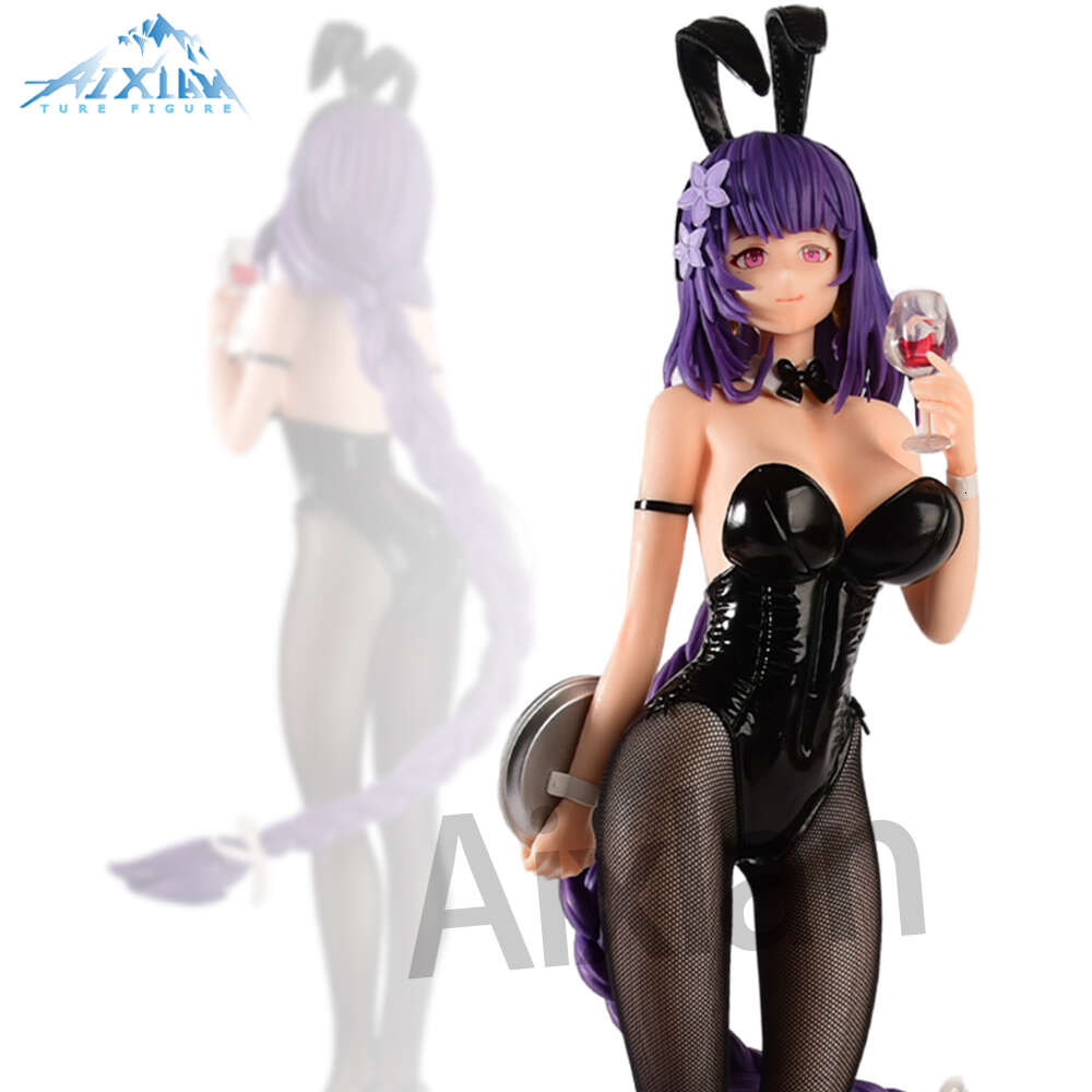 42cm Genshin Impact Anime Sexy Girl Raiden Shogun Beelzebul PVC Action Figure Collectible Model Toys Kid Gift Anime Manga-image-987041687