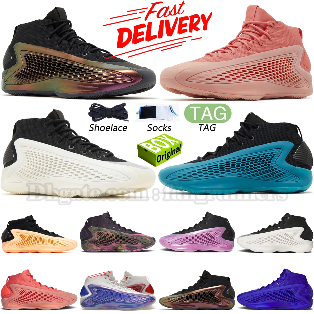 With box AEs One Sneakers AE1s low basketball shoes Men Georgia Red Clay MX Charcoal Velocity Blue New Wave Coral Best of adi Stormtrooper The Fu