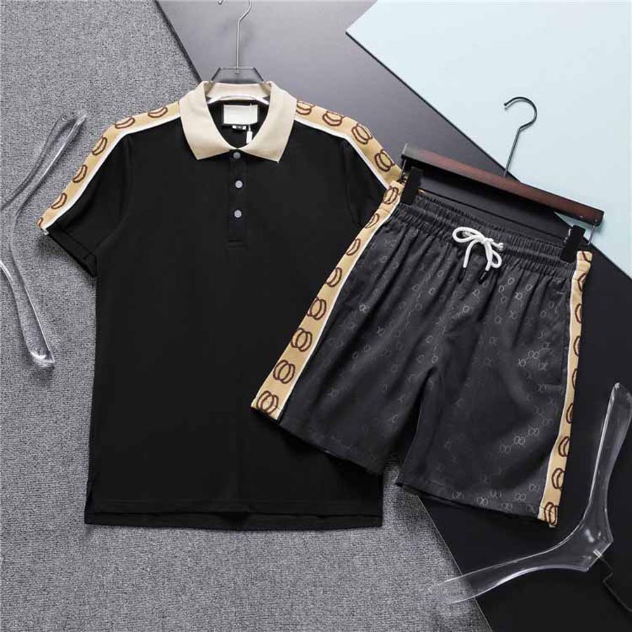 Brand Women's Tracksuits Spring Summer New Product Small Fragrance Letter Embroidery Contrast Color Binding Vest Suspender Swimsuit Set-image-987125646