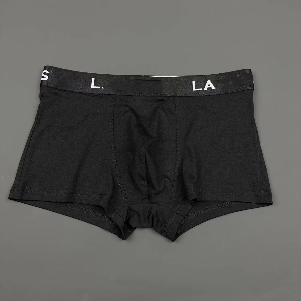 European and American Men's Swimwear Men's Trend Breathable Cotton Boxer Shorts-image-986987946