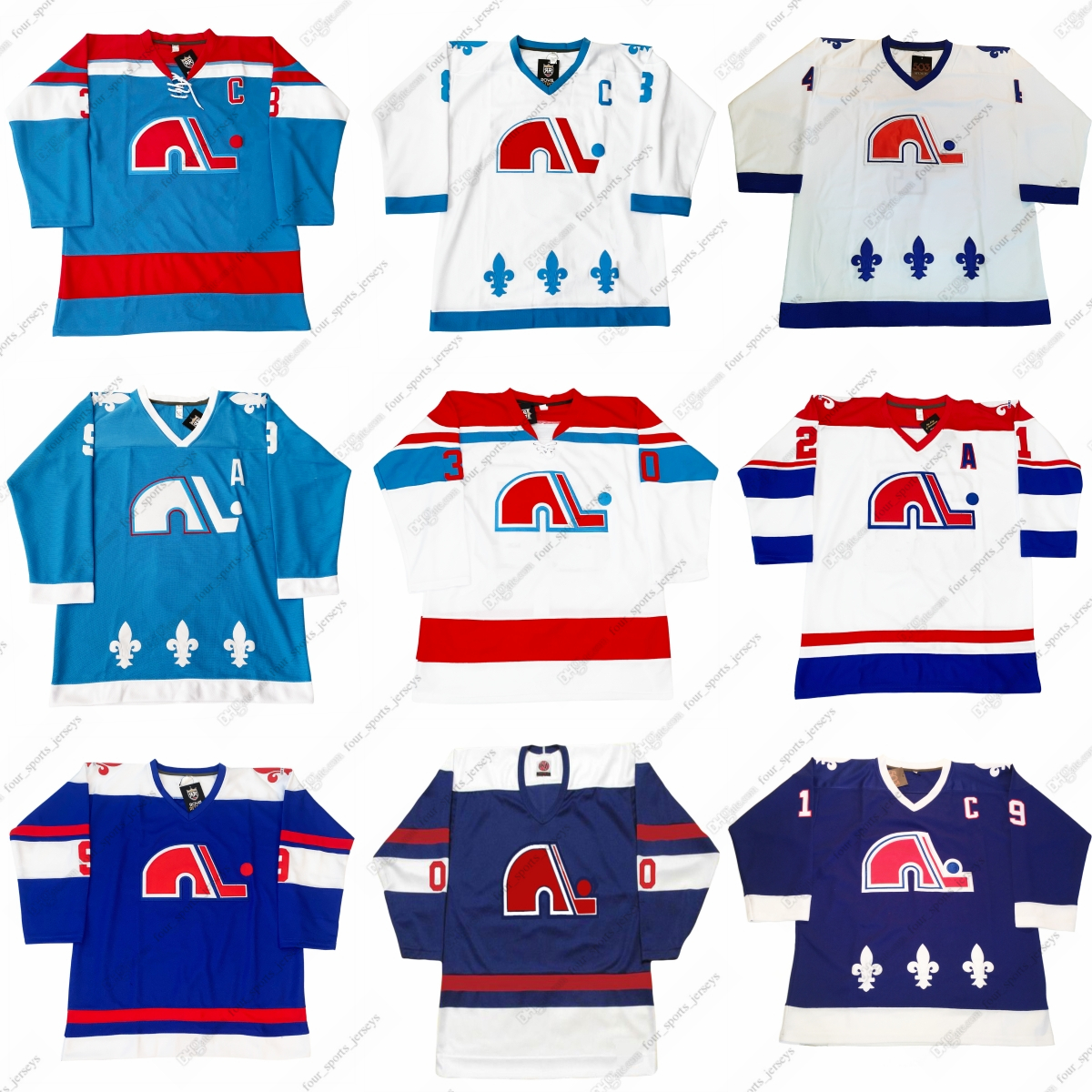 QUEBEC NORDIQUES 1970's WHA Retro Hockey Jersey Stitched Vintage Custom Any Name And Number cyhjersey