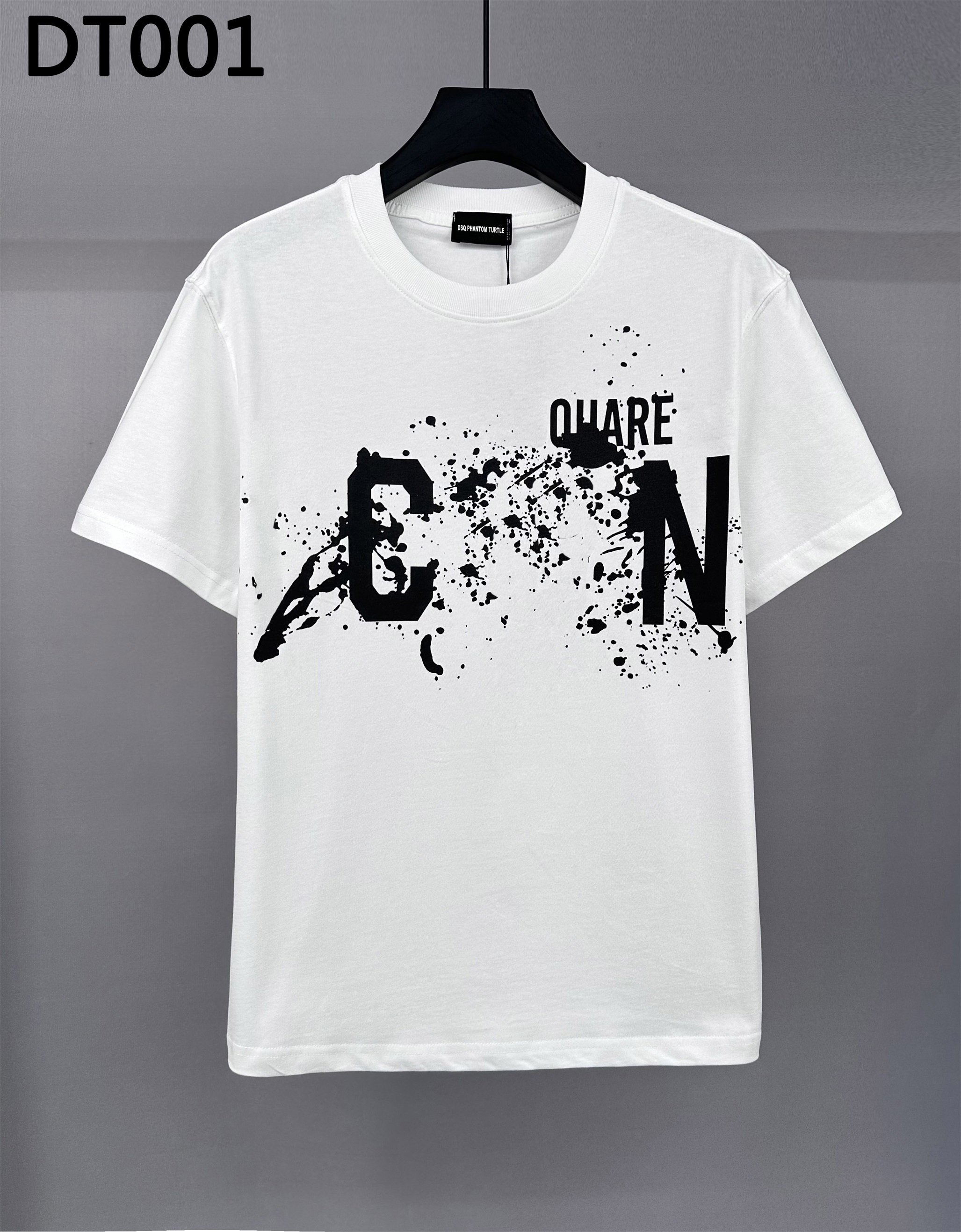 DSQ PHANTOM TURTLE Men's T-Shirts 2024 New Mens Designer T shirt Italy fashion Tshirts Summer T-shirt Male Soft and Comfortable 100% Cotton Top