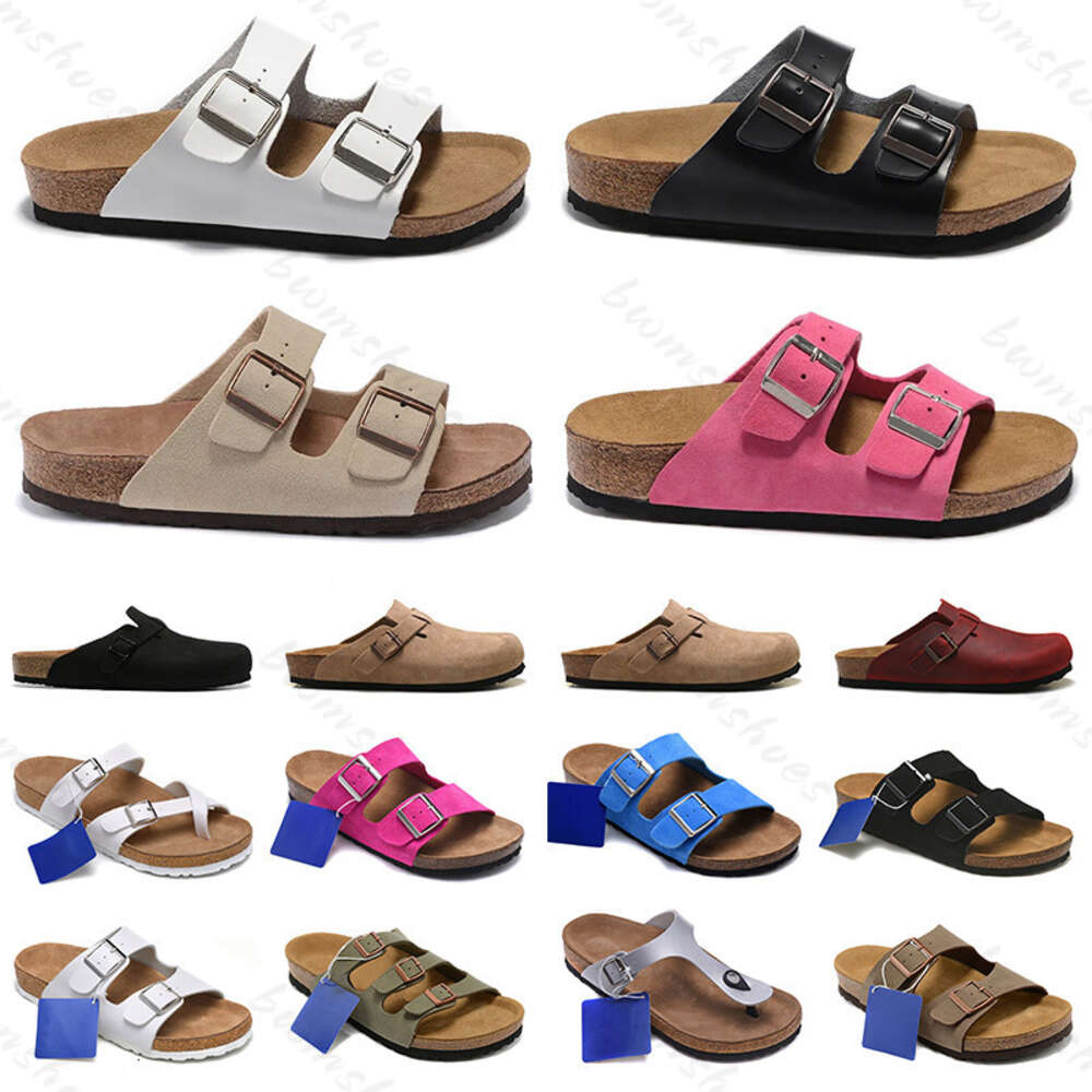 Top Quality Designer Sandals Mens Berkinstock Shoes Sandals Clogs Birkinstock Bostons Flip Flops Slippers Berkin Stock Woman Wooden Slippers Mens-image-987497272