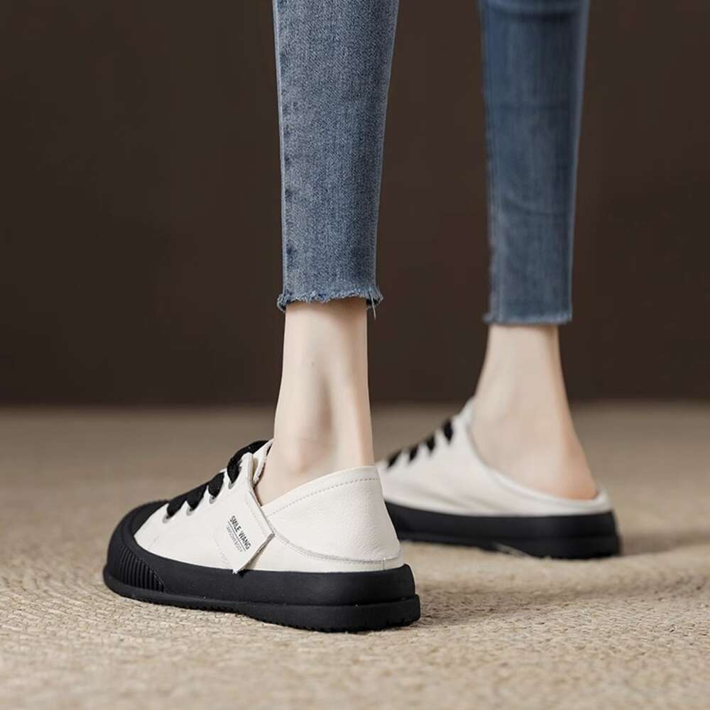 Ddmynov portant deux paires de toile douce petit été blanc fine big big the women laid mignon chaussures de femme, 2024 nouveaux sports et chauss