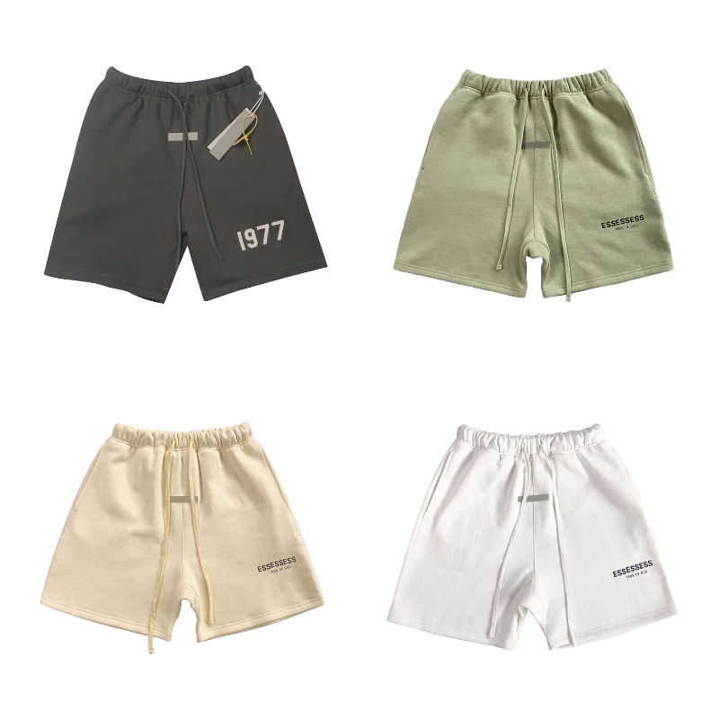 Designer mens shorts ee shorts women shorts FG tees 1977 Cotton Fashion Letter men shorts essen shirt Tfear of gods clothing Shorts deisgner shor-image-987320729