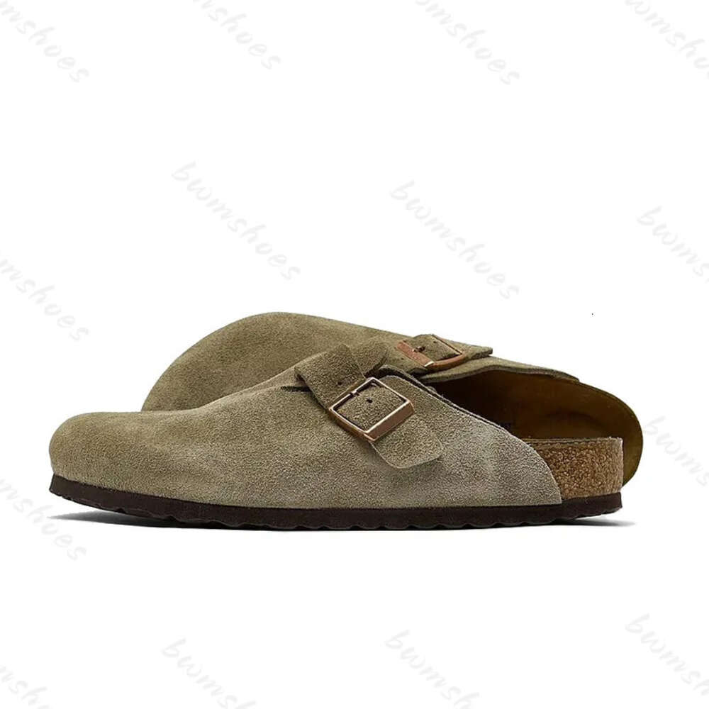 Classic Birkin Bostons OG Clogs Loafers Arizonas Platform Sandals Casual Buckle Tasman Slippers Flip Flops Outdoor Brikinstocks Suede Mens Womens-image-987496351
