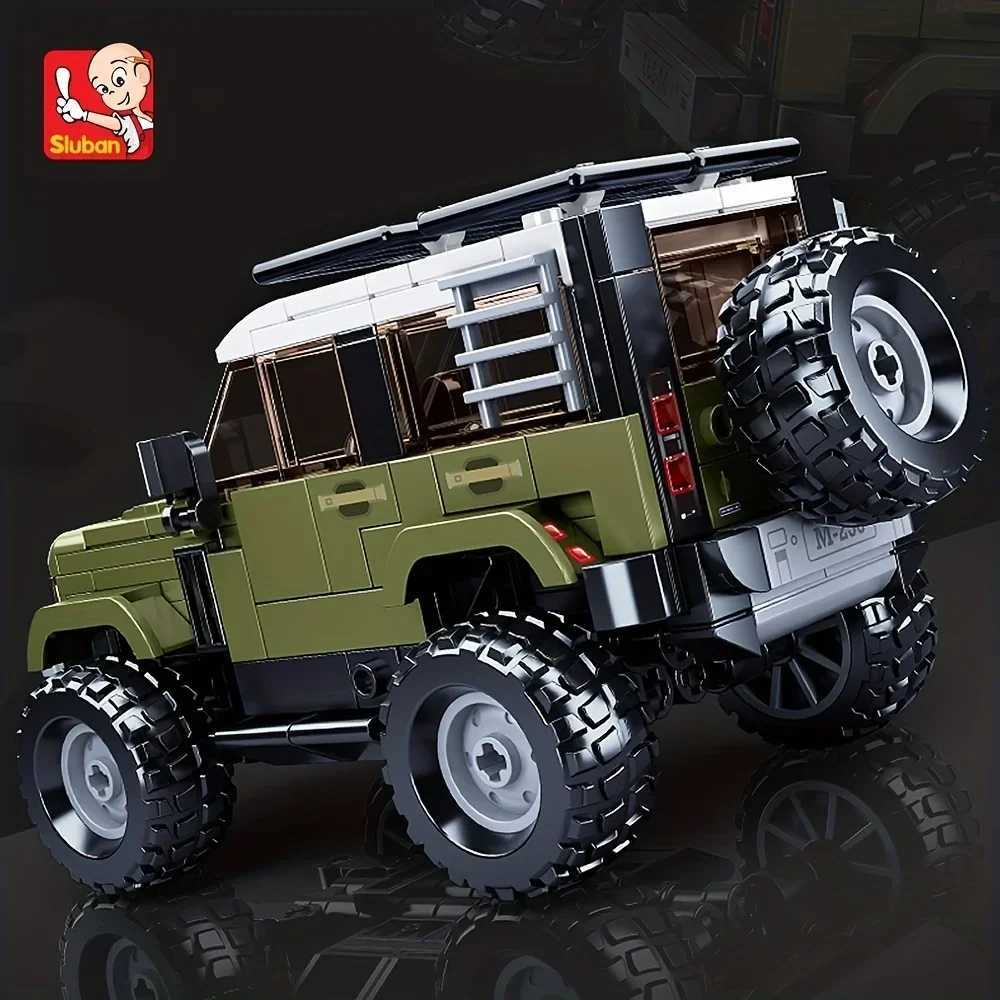 Diecast Model Cars 317pcs Cross Country Car Model Building Block Toys Sport Utility Vehicle Model Christmas/Birthaday Gifts for Collection-image-987492408