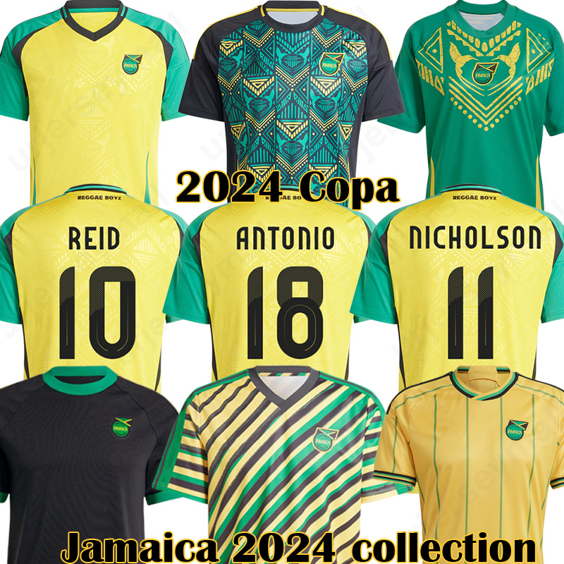 24 25 Jamaica collection soccer jerseys 2024 top national football team Retro Kit ANTONIO REID Nicholson LOWE MORRISON home away soccer jerseys-image-949857689