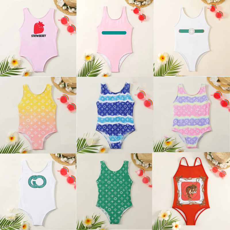 kids Designer Clothes Parent Child Sets Parent-child Swimwear Baby Swimsuit New Women Girls Swimming Costume One Pcs Letters Beach Biki Bikini 30-image-987184141