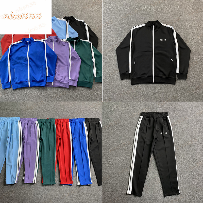 Coconut side stripe zipper letters heavyweight loose peplum men and women casual fashion suit
