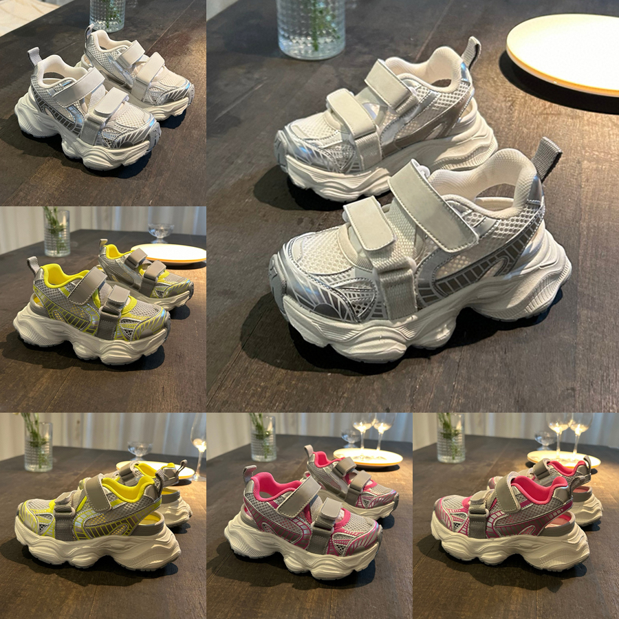 2024 Designer Luxury sports sandals for kids toddler preschool outdoor mesh shoes hook loop double straps Slippers 3XL Tracks Trainer students slipp