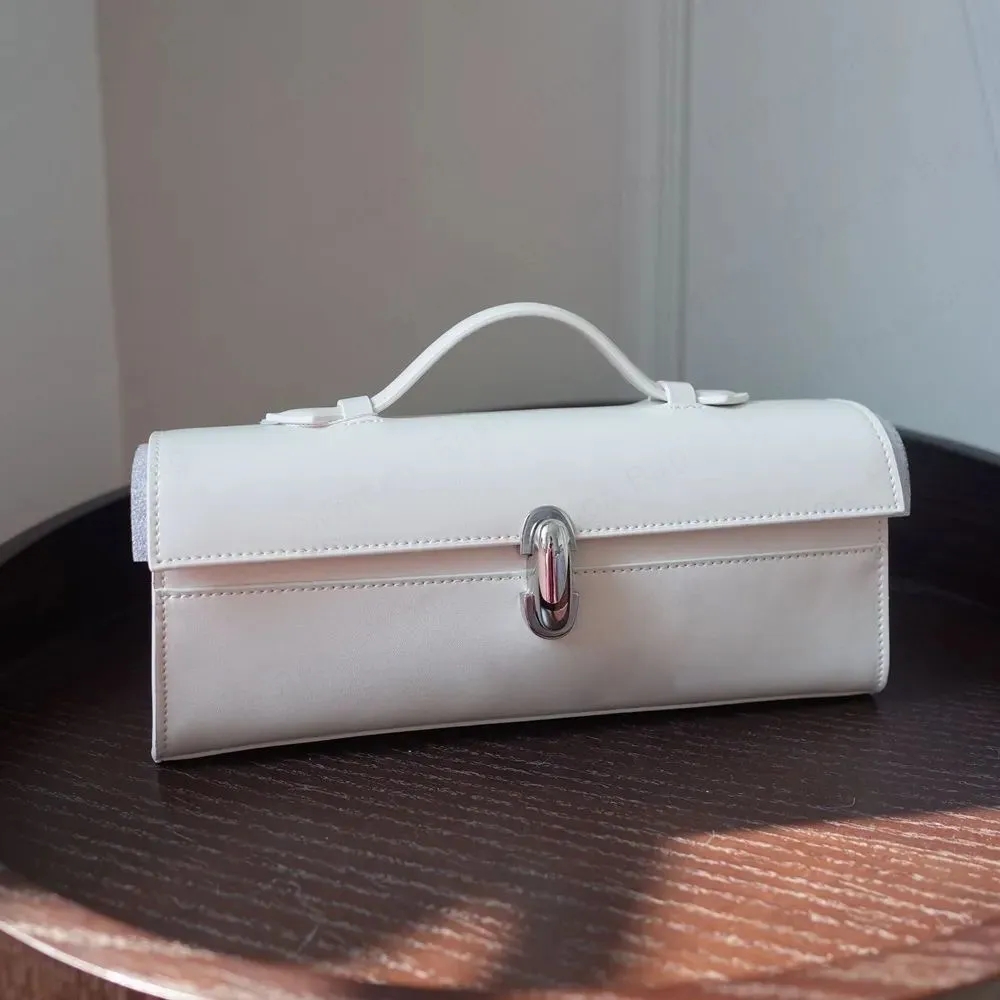 TOP Evening Bags Savette Suede Smooth Leather bag Handbag symmetry Retro Clutch Bag Stance Stand Handheld Clamshell Wallet Pattern Messenger Single