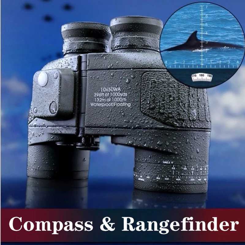 Telescopes Army 10x50 Binoculars Professional Marine Spyglass Waterproof Digital Compass Telescope Powerful Lll Night Vision For Hunting 2461103-image-988288494