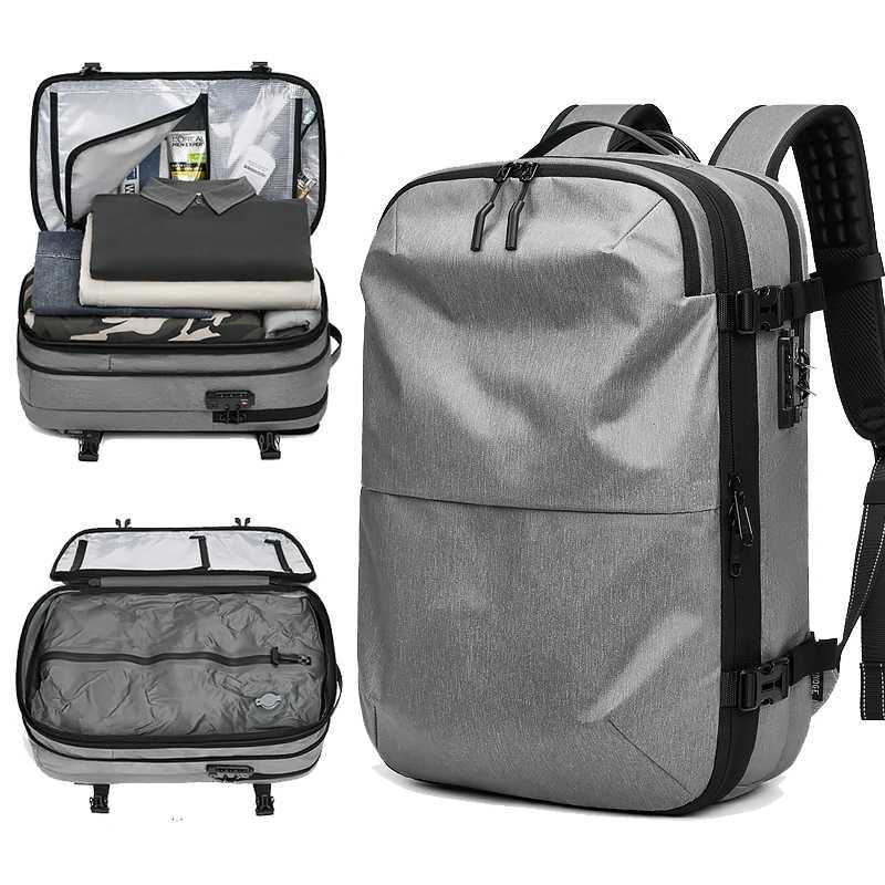 Outdoor Bags Mens Backpacks Airback Vacuum Travel Business Multifunction High Capacity Expandable Waterproof Fashion Backpack Anti Theft Bag 2461-image-988316214
