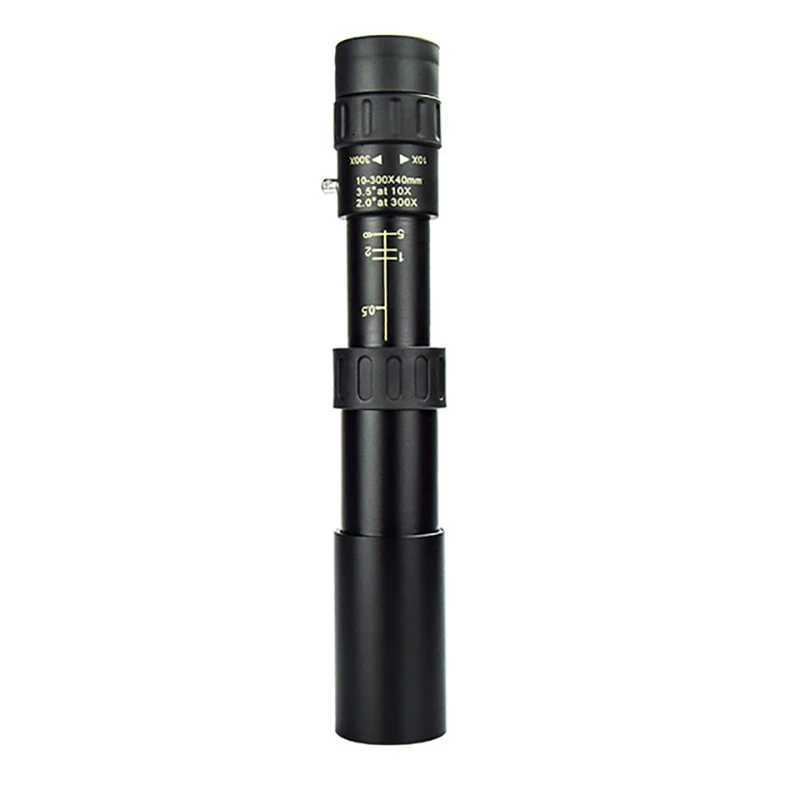 Telescopes 10-300X40 Monocular Telescope Zoom HD Portable Strong Binoculars Long Range Professional Spyglass Low Night Vision for Hunting 2461103-image-988294727