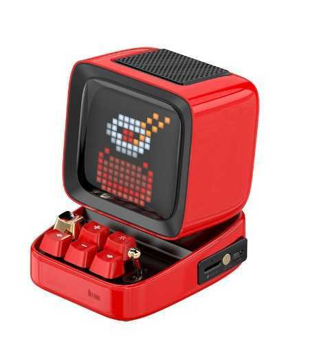 Bluetooth speaker gift box Creative pixel small TV alarm clock speaker custom small speaker S2452402-image-979738480