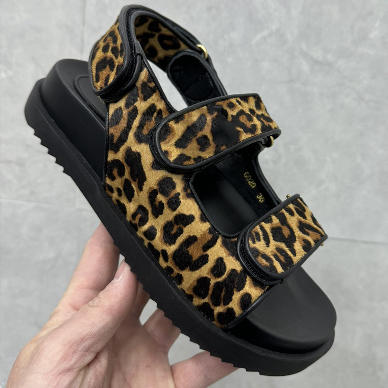 Top Quality Women Sandals Size EUR 35-42 Summer Flat Sandal With Velcro 27672 25849-image-988876599