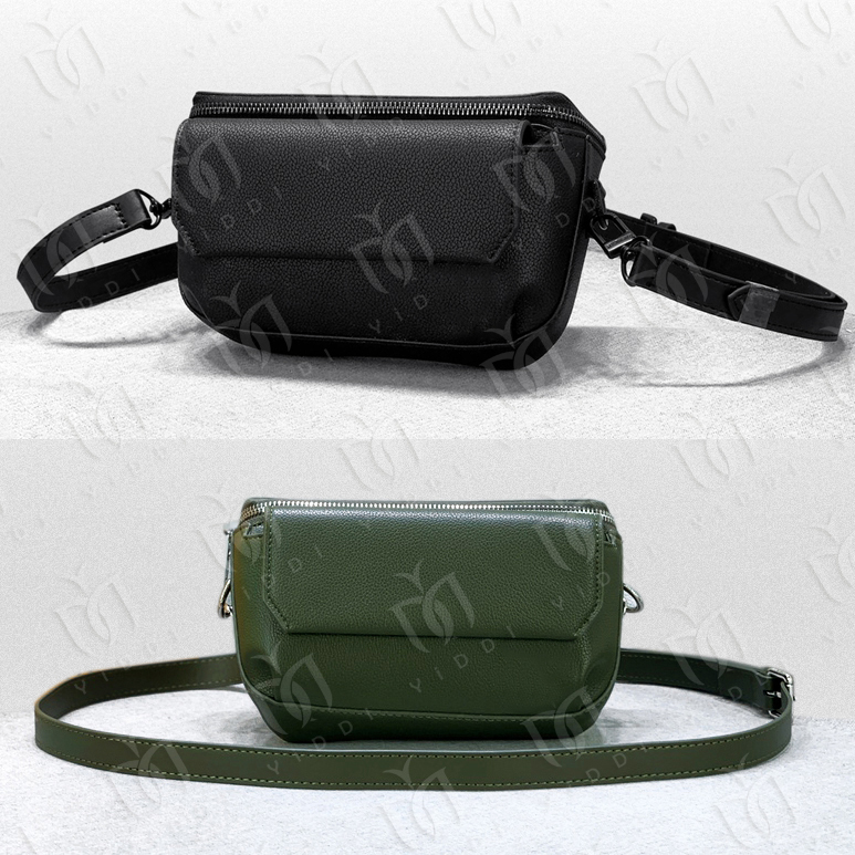 Fashion Womens Waist Packs Designer Chest crossbody Pilot Mini Pouch Leather Fanny Belt Bags Womens Outdoor sports mini chest bag Luxury designer bu