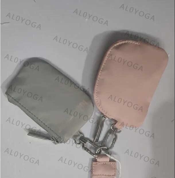 Unisex Dual Pouch Wristlet Clutch Bag Women And Men Keychain Detachable Key Chain Waterproof Mini Yoga Bag-image-942899233
