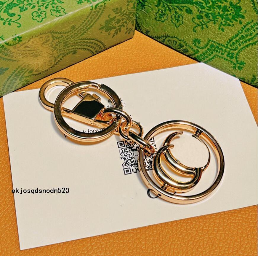 2025 fashion key styles Luxury Gold tone lettered key chains - designer unisex bag Charm car key holders for men and women TR