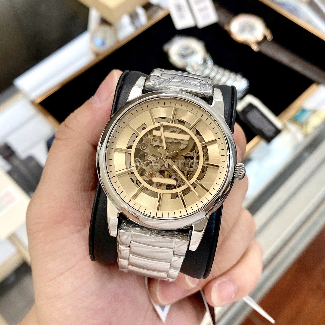 luxurys designer A Men's and women's watches, men's hollowed out mechanical feeling, women's fantasy fairy tale leather strap-image-989445660
