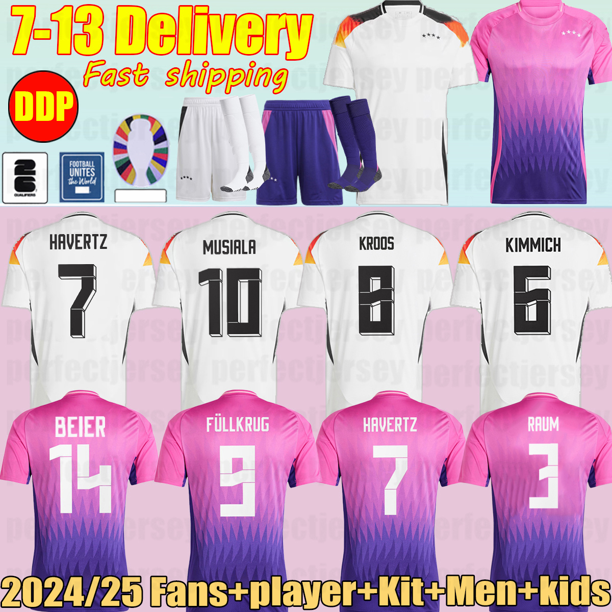2024 KROOS WERNER Germany soccer jerseys FULLKRUG HUMMELS GNABRY DRAXLER REUS MULLER GOTZE trikot Euro Cup Deutschland football shirt Men kids ki-image-962710347