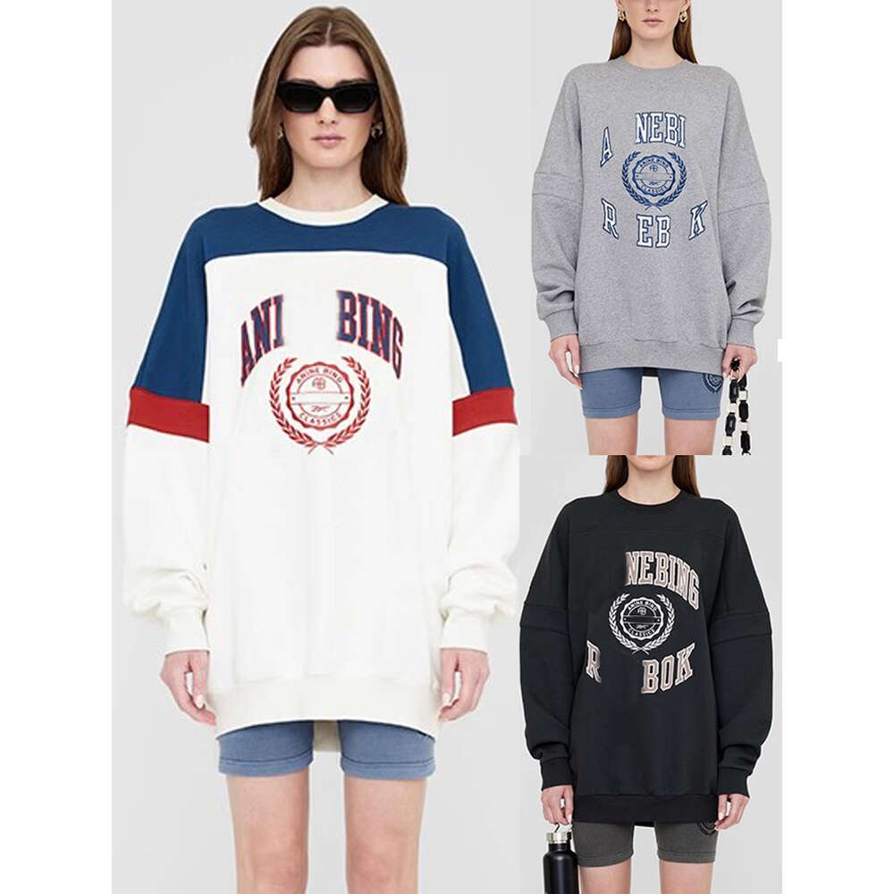 Sweatshirt 24ss anime Designer Cotton Casual Pullover Jumper Bing New Women Classic Hot Letter Print Patter Top tn Fashion Loose Versatile Round-image-989471730