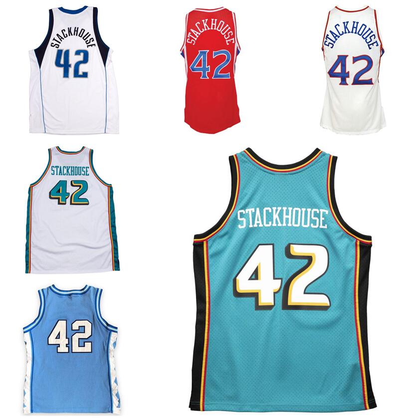 Jerry Stackhouse stitched Basketball Jerseys 1995-96 98-99 04-05 MN Hardwoods classic retro jersey Men youth women S-6XL