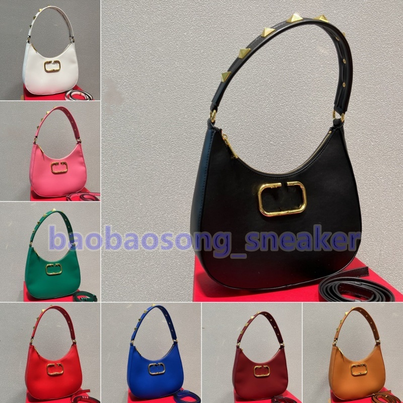 Underarm Bags High Quality Designer Shoulder Bags Women Luxury Brand Crossbody Female Leather Purses Handbags Lady Classic Style Nappa Stud Totes-image-989397697