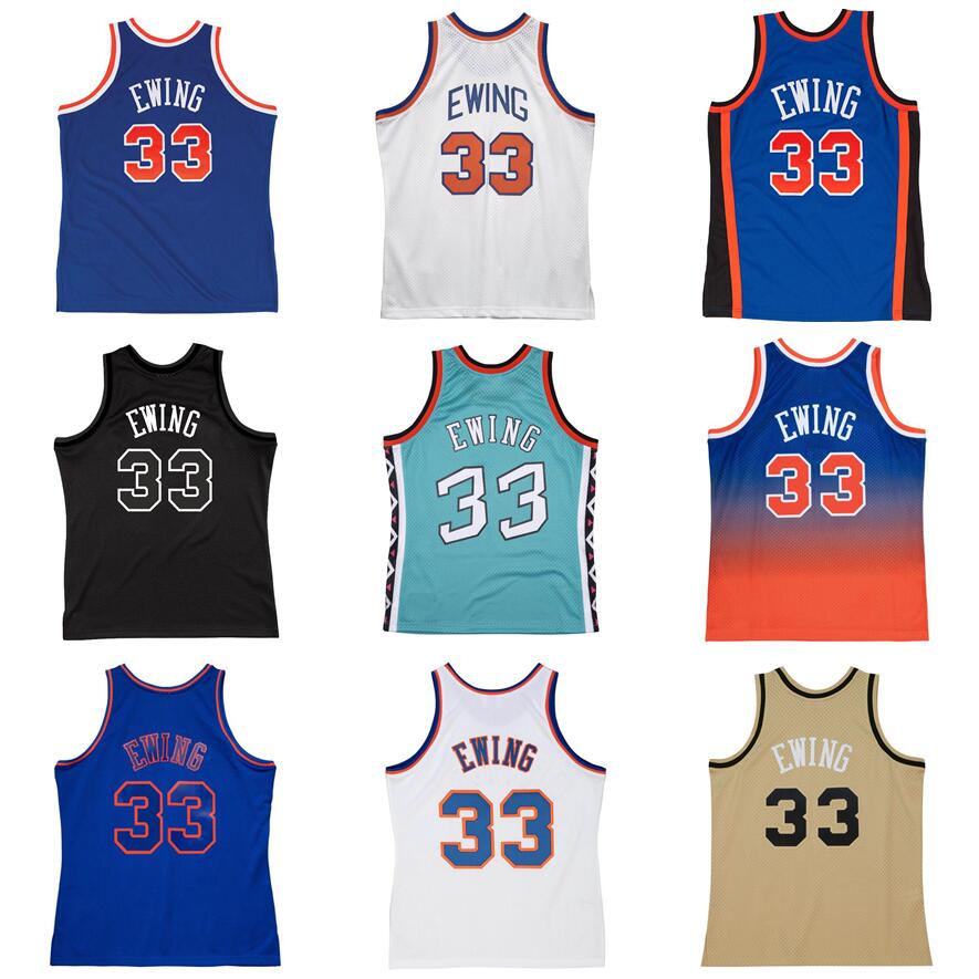 Patrick Ewing stitched Basketball Jerseys 1985-86 91-92 95-96 blue white MN Hardwoods classic retro jersey Men youth women S-6XL