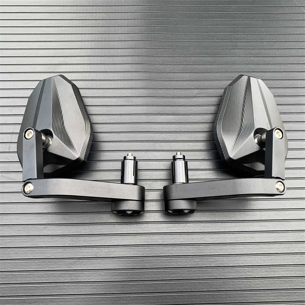 Motorcycle Mirrors Motorcycle Handlebar Mirror 7/8 22mm Bar End Mirror Rearview Mirror For Honda CB1000R CB650 CB500F For Yamaha Moto Accessories-image-989288627
