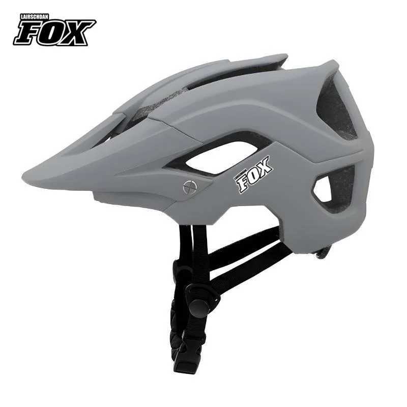 Cycling Helmets LAIRSCHDAN FOX MTB Bike Helmet Ultralight Highway Mountain Bike Downhill Bike Integrated Safety Mens Helmet 24061302-image-989234606