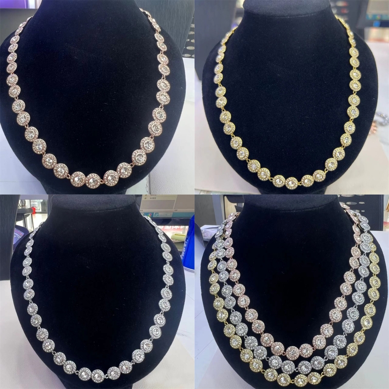 Pendants necklace plated rose golden designer necklace womens shopping metal chain for men popularity diamond necklaces designers Jewelry luxury-image-941484593
