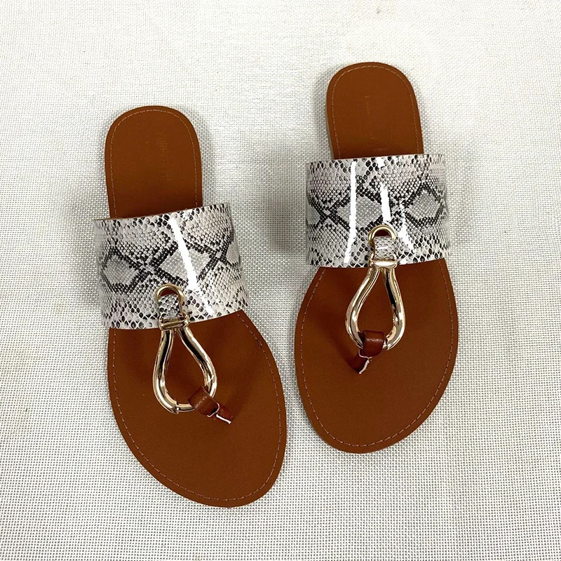 2024 Womens Slide Summer Shoes Summer Femme Retro Thin Watch Strap Open Lace Plus Taille Place extérieure Flat Womens Slide 240710
