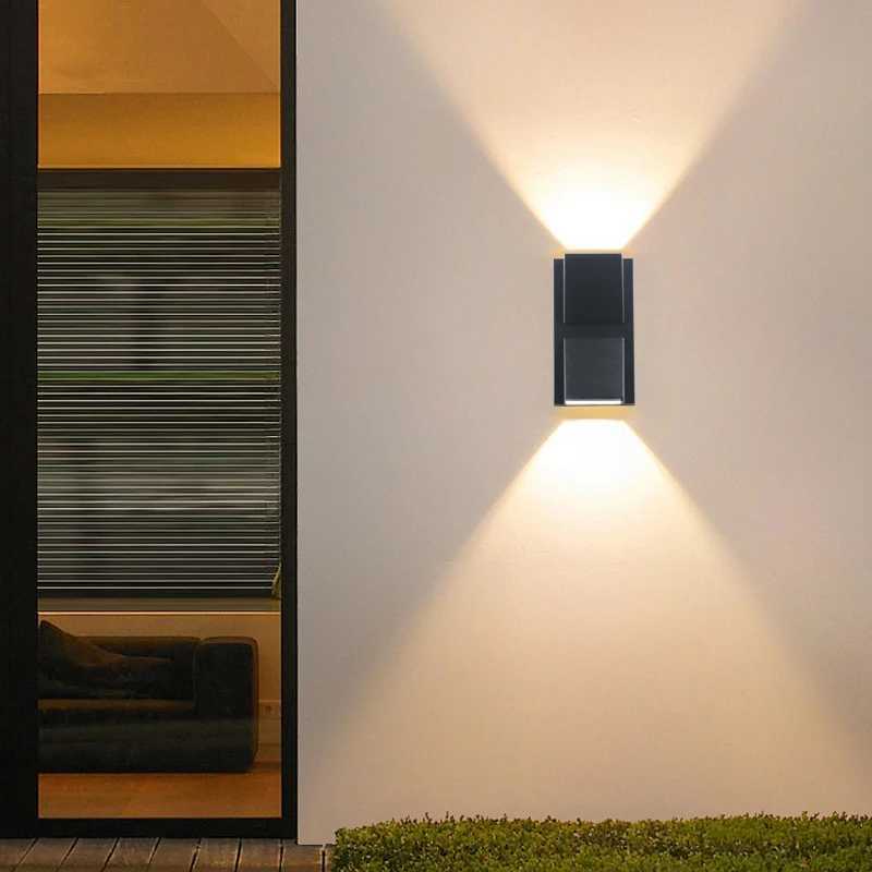 Outdoor Wall Lamps Led Wall Lamp Outdoor Indoor Waterproof Surface Mounted LED Up and Down Wall Light Porch Garden 3W 6W AC85-260V-image-989741414