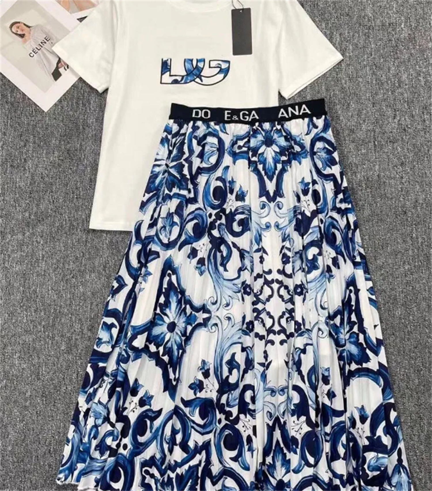 Robes longues en coton femmes chemises jupes deux pièces hauts plissés tenues soirée fête vacances A-line