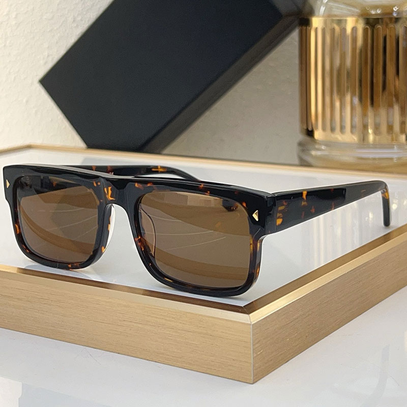 Classic Mens Womens Square Sunglasses Acetate Fiber Frame Sunglasses PRA10 Mens Designer Casual Square Sunglasses UV400 Protective High Quality g-image-990236340