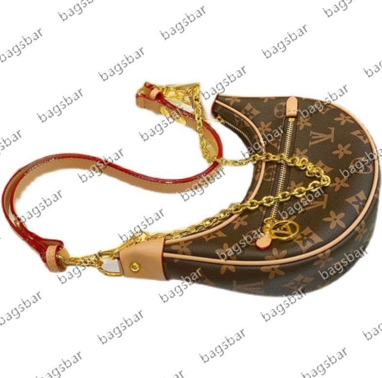 luxury M81098 LOOP half-moon baguette OVER THE MOON Welfare Handbags totes designer bag women Bags M59959 Handbag Purse Chain Crossbody tote wallet