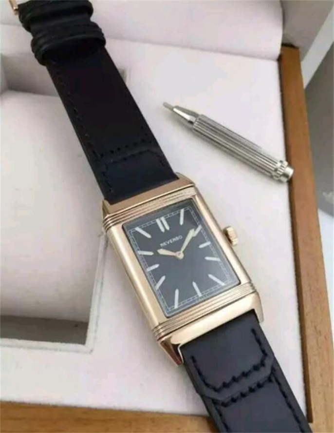 U1 Designer Top AAA 27x46mm Reverso Watch Newest Mirror Face Uitra Thin Steel Japanese Quartz Men&#039;s and Women&#039;s Watch High Quality wate-image-990557516