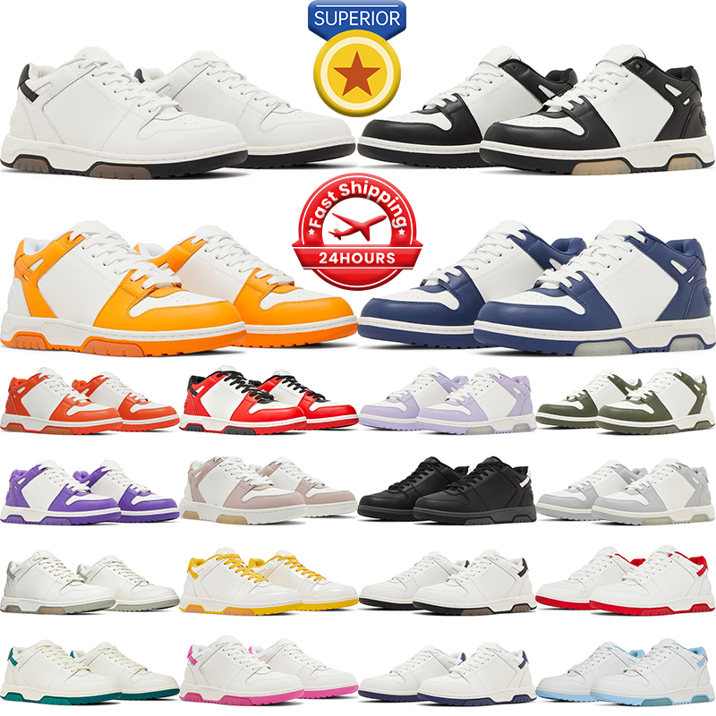 Designer shoes Out Of Office low tops sneakers men women Black White Red Grey Yellow Dark Blue Orange mens trainers sports outdoors tennis runners