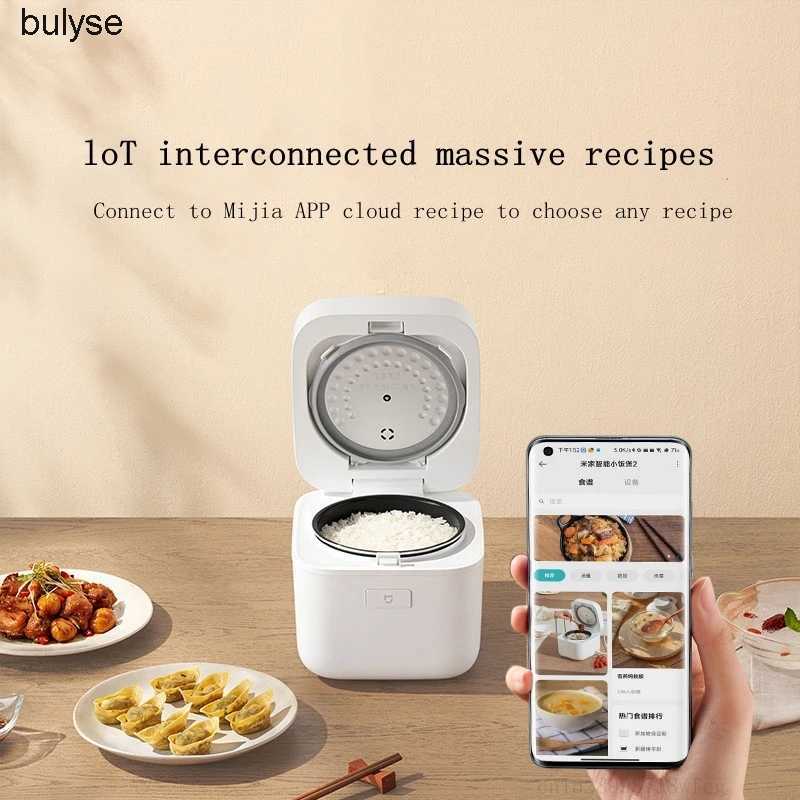 Rice Cookers 2022 Xiaomi Mijia Smart Rice Cooker Mini 2 Electric Cooking Pot Utensils Multicooker 1.5L for Kitchen Devices Home Appliances-image-991474950