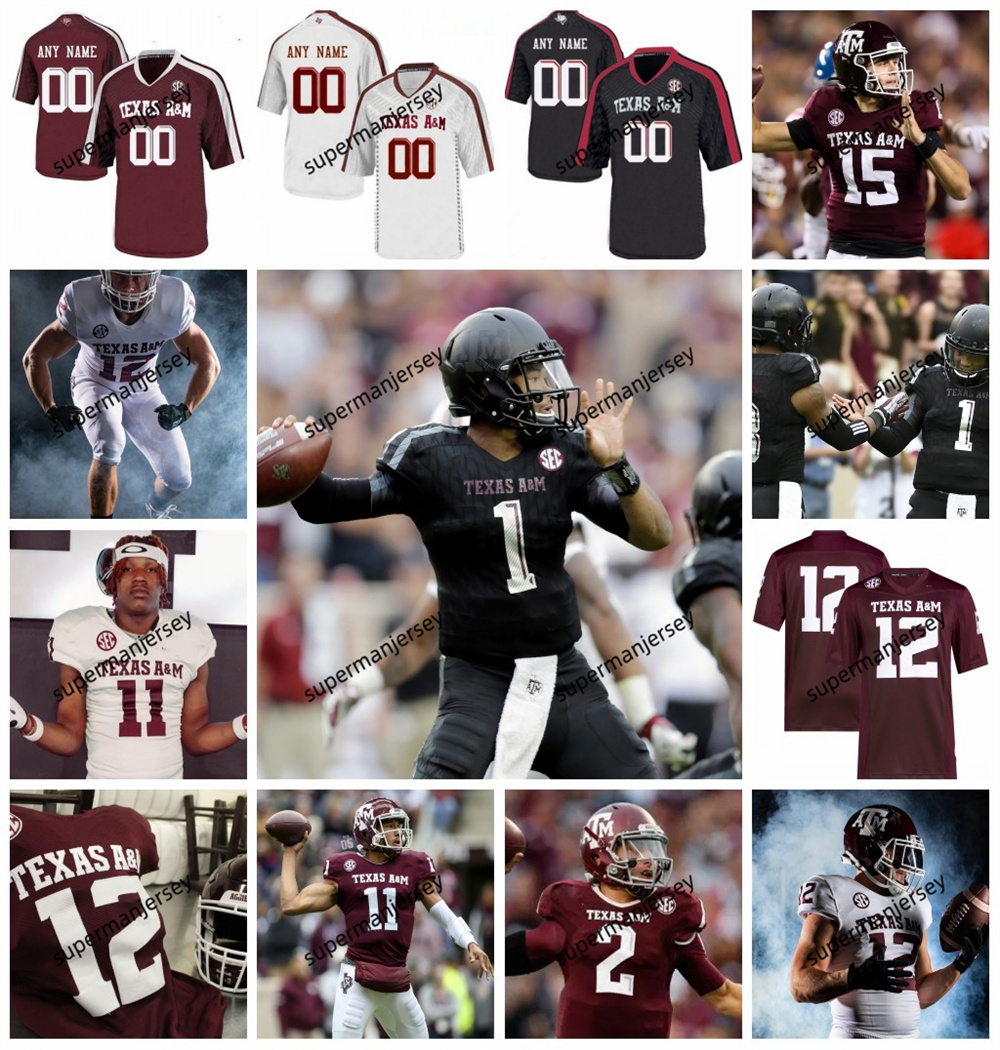 Authentic Texas A&M Aggies Football Jerseys - Customizable with Johnson, Stewart, Smith & More 2024-image-991207255